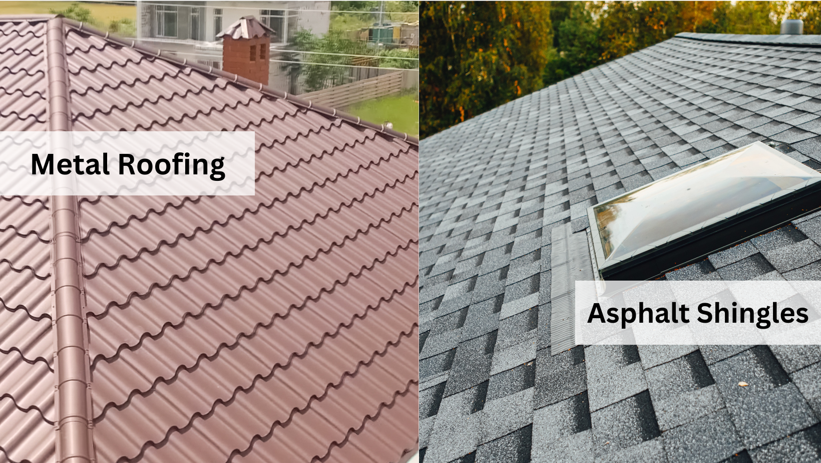 Asphalt Shingles vs Metal Roofing Invincible Metal Roofing
