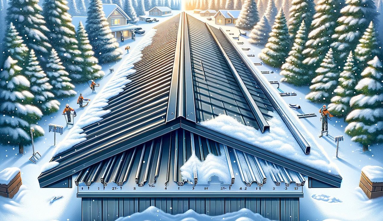 Metal Roof Snow Guards vs Snow Rails