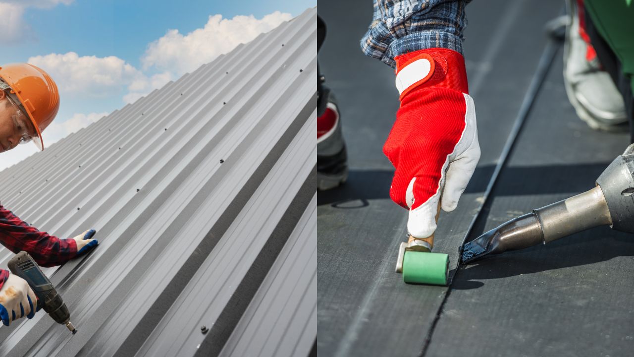Metal Roof vs Rubber Roof